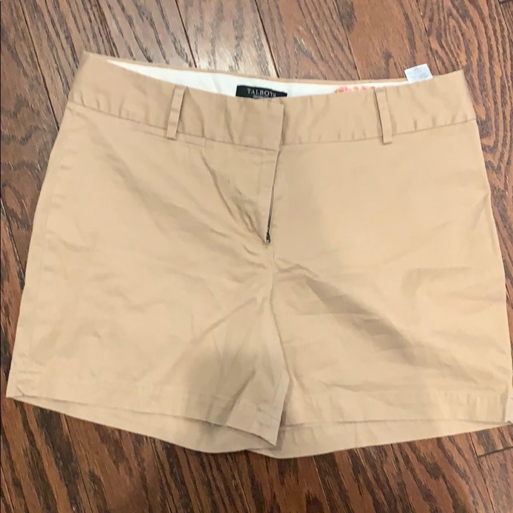Size 12P khaki Talbots shorts